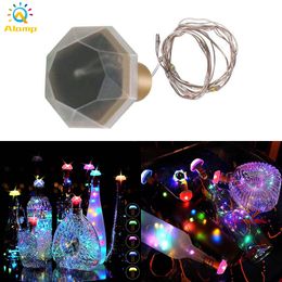 Solar Wine Fles Lights RGB DIY Cork Light String Waterdichte IP44 Nieuwigheid Nachtlamp voor Bar Party Decoration