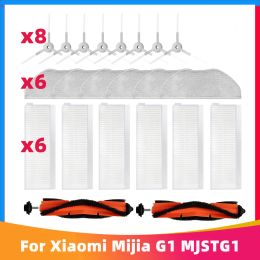 Remplacement des soldereijzers pour Xiaomi Mijia G1 MJSTG1 MI Robot Vacuum Mop Essential Skv4136gl Pièces de rechange Pièces côté pinceau principal Filtre HEPA Filtre Rague de chiffon