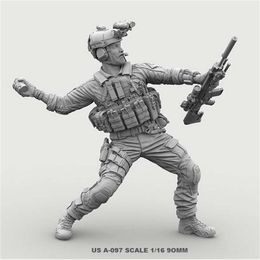 Soldat 116 Kits de figurines de soldat en résine modèle des forces spéciales incolore et auto-assemblé A-97 230616