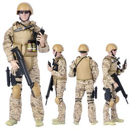 Soldaat 16 Special Forces Soldiers BJD Military Army Man-actiespeelgoedfigurenset 230915