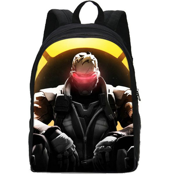 Mochila Soldier 76 Mochila Jack Morrison Mochila escolar Mochila con estampado de juegos Mochila escolar con imágenes Mochila fotográfica