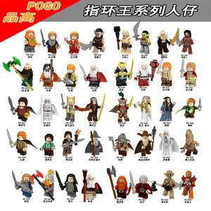 Soldaat MOC Medieval Dwarf Orc Wizard Hobbited Figures Accessoires Model Bouwstenen Lotr bakstenen speelgoed voor kinderen Geschenken 230511