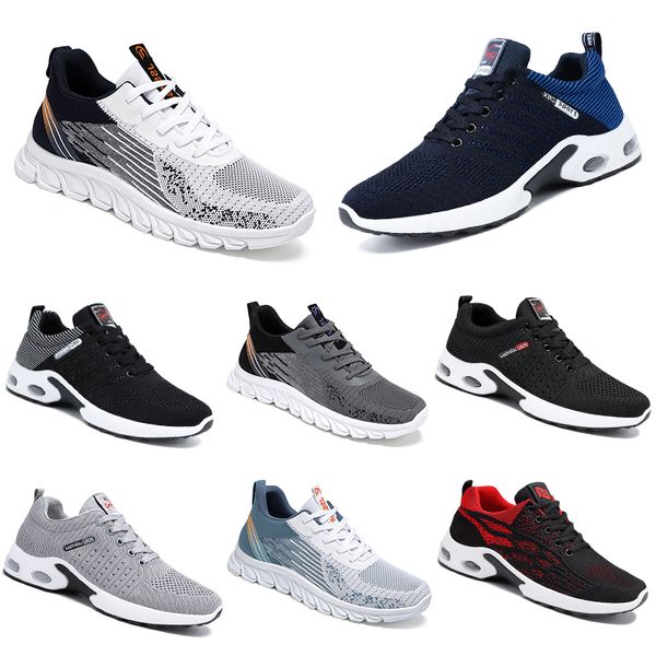 Sole Soft Running 2024 Shoes Men Bule White Sports Lace-up Round Toe Big Gai 617 26175 25