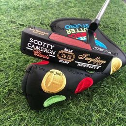 Sole Stamp Newport 2 Black Golf Putter Special Newport2 Lucky Four-Leaf Clover Heren Golf Clubs Neem contact met ons op om foto's te bekijken met Logo 160