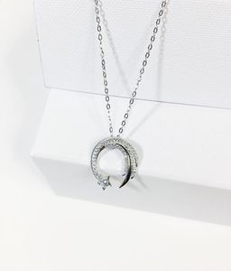 Sólida plata de ley 925 Meteor Garden Moon Star Collar con colgante 285 gramos J1907117845816