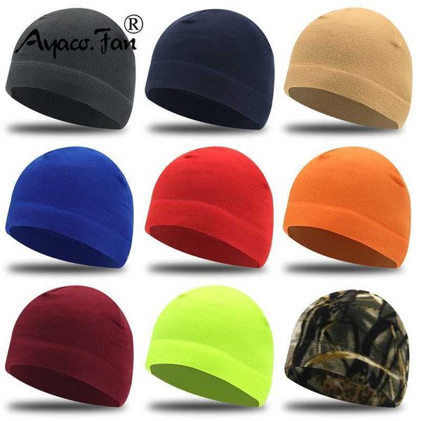 Gorro de lana sólido Gorros de lana polar suave para otoño invierno Hombres al aire libre Mantenga el oído cálido protegido Melon Street Gorros Mujeres Sombreros 230920