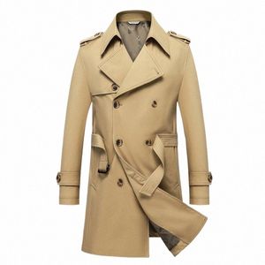 Solide classique hommes Trench manteau grande taille coupe-vent haute qualité Busin décontracté vent manteau hommes vêtements M-8XL A2F7987 Z4D1 #