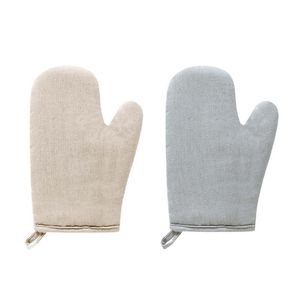 10.2Inch Professionele Oven Mitts Premium Hittebestendige Noordse Keuken Oven Handschoenen Katoenen Linnen Gewatteerde Oversized Wanten voor het koken en bakken BBQ Pannenbolders