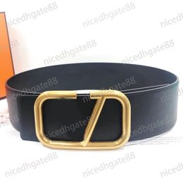 Solid color v riemen voor dames designer taille riem kalfsleer multi -size trendy gladde metalen buckle ceinture business casual luxe riem ontwerper omkeerbare GA08 b23