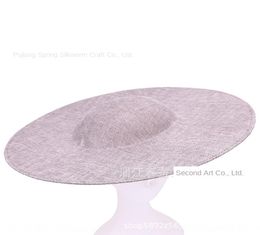 Vaste kleur blanco ronde top houder diy volwassen bodem embryo 40 cm big bim diydiy hoed bottom derby hat3047054
