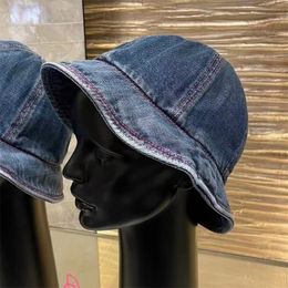 Solid Color Bucket Hats Damesontwerpster Hoed Cowboy Pot Hoed Garven Zon Hoeden Fashion Ball Cap Hoge kwaliteit