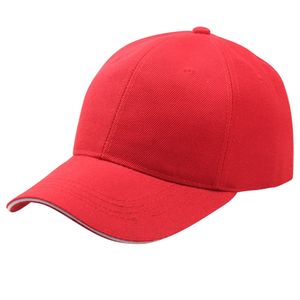 Gorra de color liso Sombrero hip hop ajustable Sombrero blanco y negro Montañismo masculino y femenino Gorras Beisbol S-NEW