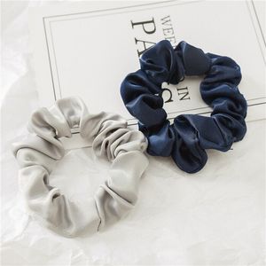 Vaste kleur haartouw dunne darm haarring elastisch haar scrunchies 1 stcs