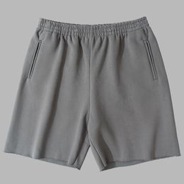 Pantalones cortos de hombre de color sólido Marca S 6 Pantalones sueltos hasta la rodilla Pantalones de chándal sueltos de diseñador para hombres