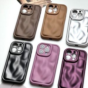 Étui de téléphone de motif de météorite de couleur unie appropriée pour 14pro MAX Phone Case 15 Nouveau sentiment haut de gamme de niche 12/13