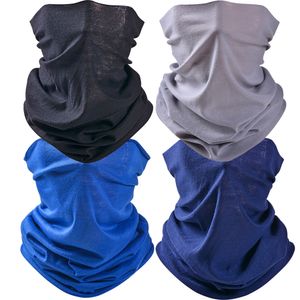 Solide kleur buiten naadloos gezichtsmasker met veelzijdige magische hoofddoek voor mannen en vrouwen, fietsbeschermen