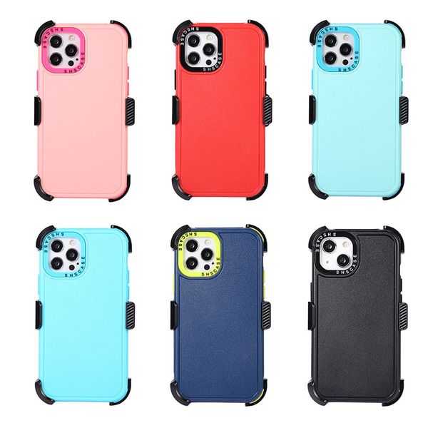 Color sólido a prueba de choque Soft Camina protectora Case de teléfono para iPhone 15 14 13 12 11 Pro Max Lyp158