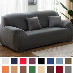 Housses de canapé de couleur unie, pour salon, siège extensible, causeuse, meubles, toutes les serviettes en chaîne, 240304