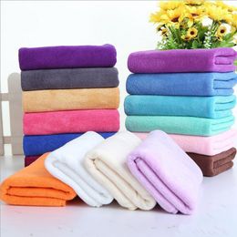 Solid Color Soft Square Auto Cleaning Handdoek Microfiber Haar Hand Badkamer Handdoeken Badlaken Toalla Toallas Mano