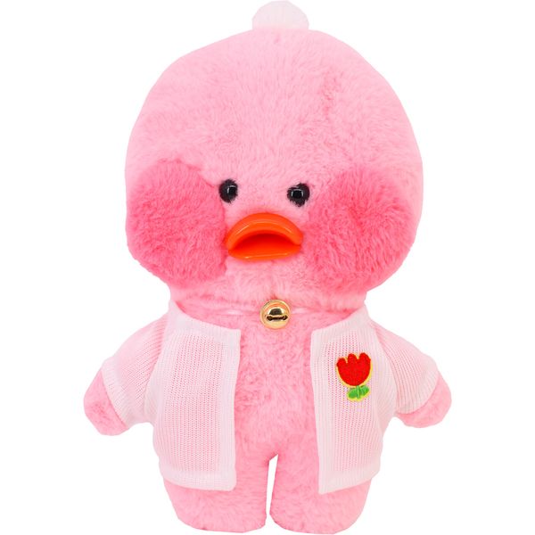 T-shirt de couleur unie en couleur des vêtements de poupée Lalafanfan Vêtements de jouets en peluche 30 cm accessoires de poupée de canard rose cadeaux de Noël