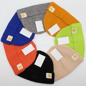 Chapeau tricoté chaud de couleur unie pour hommes, bonnet de styliste, chapeaux d'hiver et d'automne, Hip Hop, Skullcap de rue, casquette unisexe