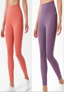 Couleur unie Femmes Pantalons de yoga Taille haute Styliste Leggings Vêtements de sport Pantalons pour femmes Jambières d'exercices Lady Elastic Dancing Body1725309