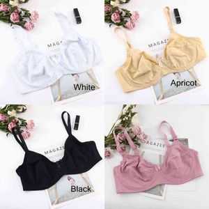 Solid Parifairy Color Plus Mize 36-48 D E Cup Women Bra Intimate Underwear Comfortabele volledige dekking Lingerie Top 211110