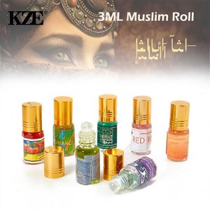 Solide Parfum 3ML Moslim Roll On Essentiële Olie Bloemige Noten Blijvende Geur Vrouwen Mannen Alcoholvrije Parfums Lichaam Ontgeuringseffect 231113