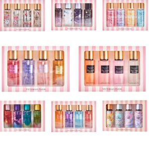 Women's Perfume Body Spray Set, 4 Pcs/Set 125ML, Long-Lasting Fragrance