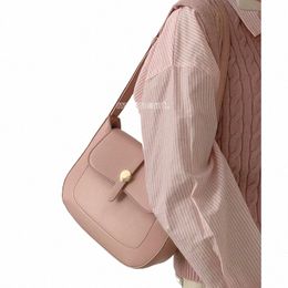 Solid Pu Lederen Zadeltas Voor Vrouwen Flap Stachels Handtassen Vrouwelijke Casual Outfit Schoudertas Fi Onderarm Bolsa 2023 e3HD #