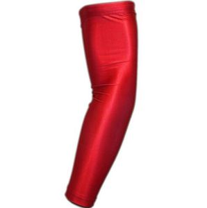 paires rouges solides manchon de cyclisme manchons de bras camo numériques baseball Sports de plein air manchon de bras extensible coude manchon de compression brassard étendu