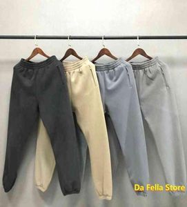 Sólido TEMPORADA 6 Pantalones de chándal 20FW Hombres Mujeres Pantalones Terciopelo Algodón Temporada Serie Pantalones Cremallera Bolsillo Etiqueta T2207308882004