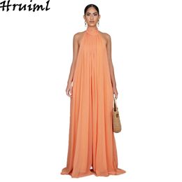 Solide mouwloze chiffon vrouwen jumpsuit en rompertjes backless sexy dames partij elegante combinaison femme erete 210513