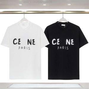 T-shirt à manches courtes et col rond pour Femme, haut court et ample, en coton, à la mode, avec lettres imprimées, couleur unie, été