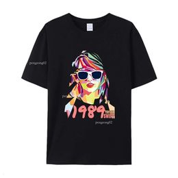T-shirt d'été solide pour femme vêtements de vêtements imprimé O-Neck T-shirt à manches courtes Femme Femme Crop Top 100% coton 56 Coton 56