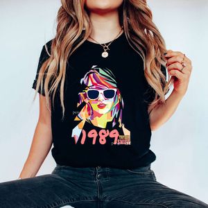 Effen Zomer T-shirt voor Vrouwen Kleding Letter Print O-hals Korte mouwen T-shirt Femme Losse Casual Crop Top 100% Katoen Tee 14