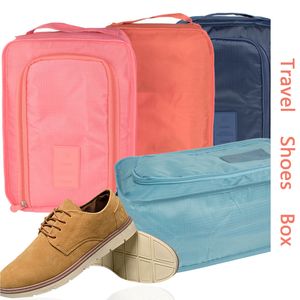 Solid Waterproof Shoe Bag Travel Foldable Shoe Storage Bag Shoes Tote Bags Clothes Organizer Large Capacity Storage Pouch Case VT1655