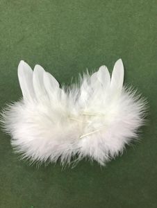 Aile en plumes de couleur blanc massif pour décoration de cadeau de fête bricolage ange ailes kids pochance usine directe directe 2xh e16265421