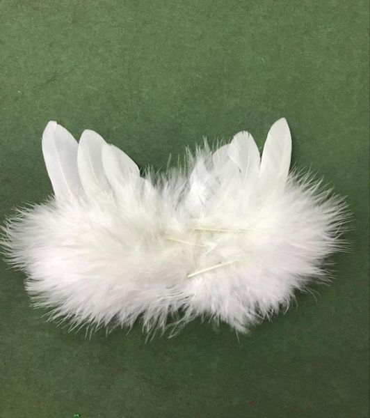 Aile en plumes de couleur blanc massif pour décoration de cadeau de fête bricolage ange ailes kids pochance usine directe directe 2xh e17739160