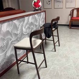 Tabourets de bar à comptoir moderne en bois massif cuisine concepteur ordinateur salon barre chaise de bar single single taburete alto meubles de maison