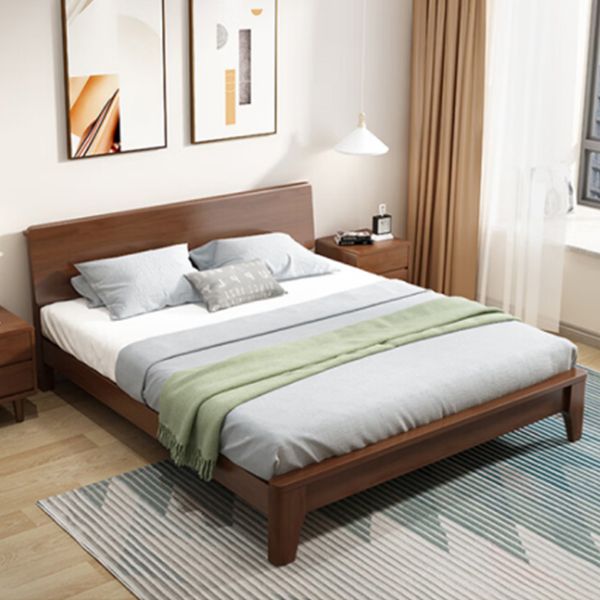 Muebles de dormitorio principal minimalistas modernos de madera maciza cama doble Compra Contáctenos