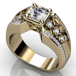 Solitaire Ring 14K Goud voor Mannen Natuurlijke 2 Diamanten met Sieraden Anillos De Bizuteria Mujer Edelsteen Ringen Doos