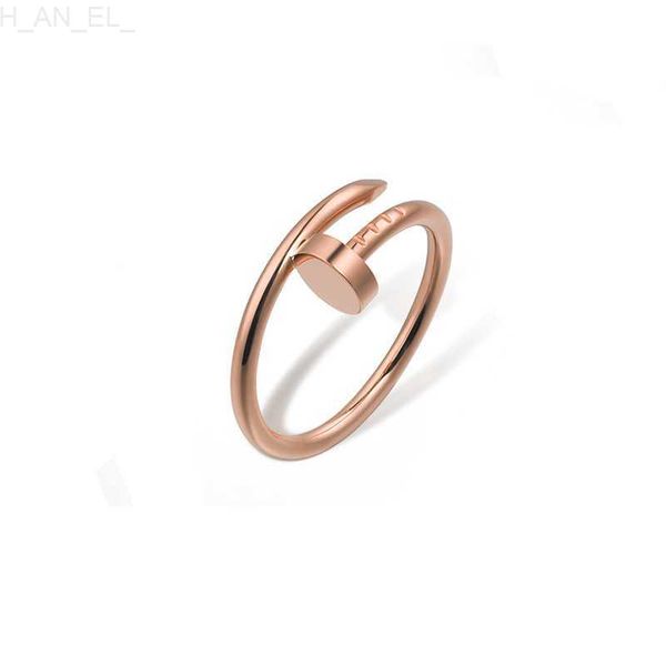 Solitaire Ring Designer Key Ring Nail Gold Midi Alliage d'acier Plaqué or 925 Sterling Silver Designer Bijoux Promesse Hommes Femmes