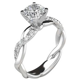 Solitaire anillo de compromiso anillos de regalo para mujeres sier dimond dimondal circon elegante bague femme 2022 230918 Drop deli otzld
