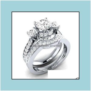 Ring Solitaire Solitaire Anneaux Bijoux Bijoux 14K Gold Peridot Diamond Set for Women Anillos de Bizuteria Mujer Gemstone Bijoux Femme Me Dhonz