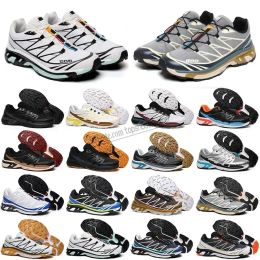 Salomon Chaussures XT6 Chaussures de course avancées hommes Black Mesh Ailes 2 Blanc Blue rouge jaune vert xt 6 Trainers Sneakers sportifs en plein air