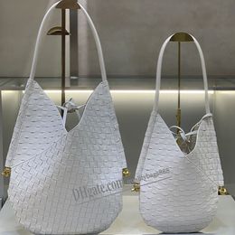 Solstice Sac à bandoulière Qualité Sac à main Femmes Marques célèbres Designer Intrecciato Cuir Weave Luxe Dames Underarm Sac Fourre-tout pueses