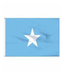 Somalia Flag de alta calidad 3x5 ft National Banner 90x150cm Festival Party Gift 100d Polyester Flagantes impresos en interiores y Bann1385406