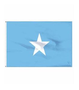 Somalie drapeau de haute qualité 3x5 pi Banner national 90x150cm Festival Party Gift 100d Polyester Indoor extérieur imprimé et banan2319302
