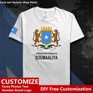 Somalië Somalisch Country T -shirt Custom Jersey Fans DIY Naam Nummer T -shirt High Street Fashion Hip Hop Loose Casual T -shirt 220616